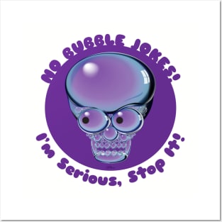 Bubble Skull Posters and Art